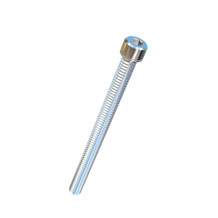Allied Titanium 1/4"-20 Socket Head Cap Screw, Socket, Plain Titanium, 3-1/4 in Length 0084098